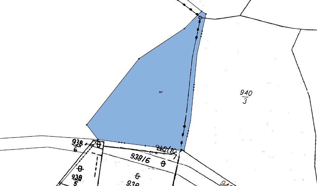 Prodej pole 237 m², Světec – náhled fotky 2