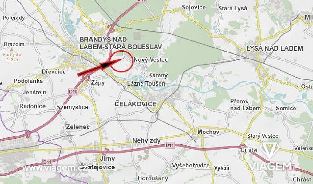 Prodej pole 622 m², Nový Vestec – náhled fotky 4