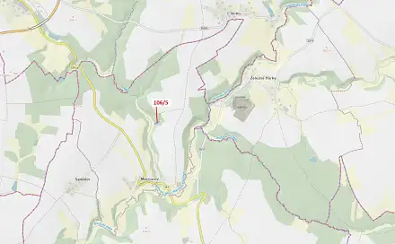 Dražba lesa 1 408 m², Žižkovo Pole