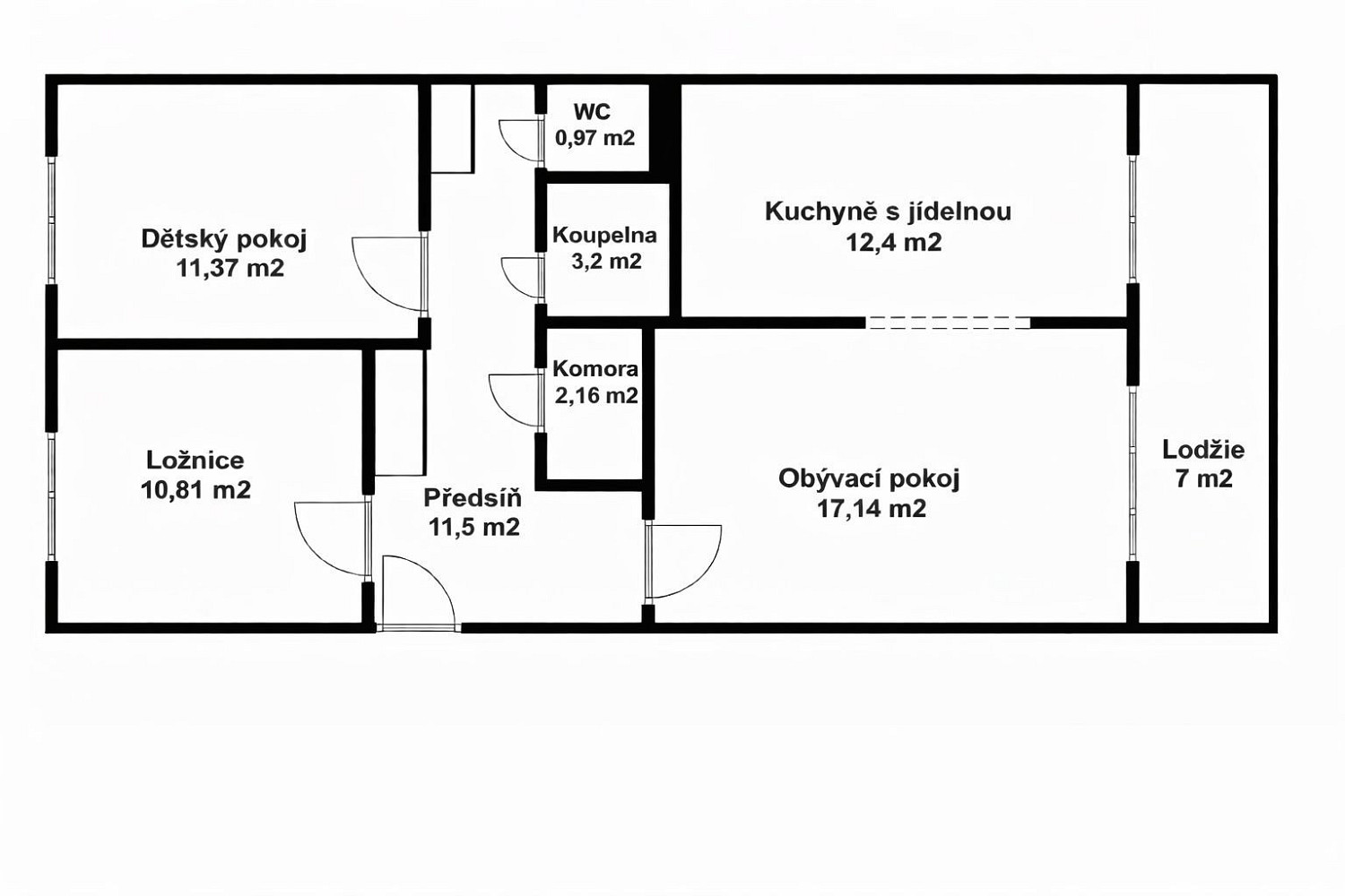 Prodej bytu 3+1 78 m² - Widok 5