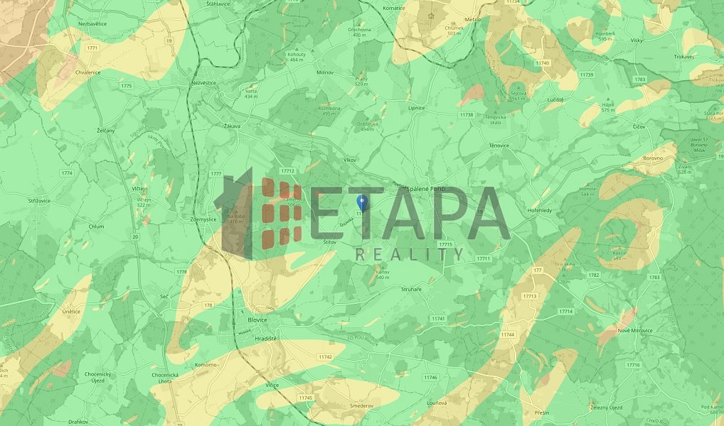 Prodej stavebního pozemku 4 932 m², Spálené Poříčí – náhled fotky 17