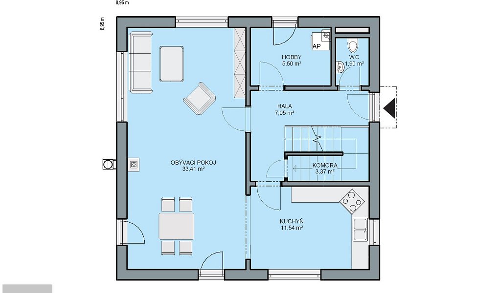 Prodej domu 132 m² s pozemkem 1 m², Opava – náhled fotky 8