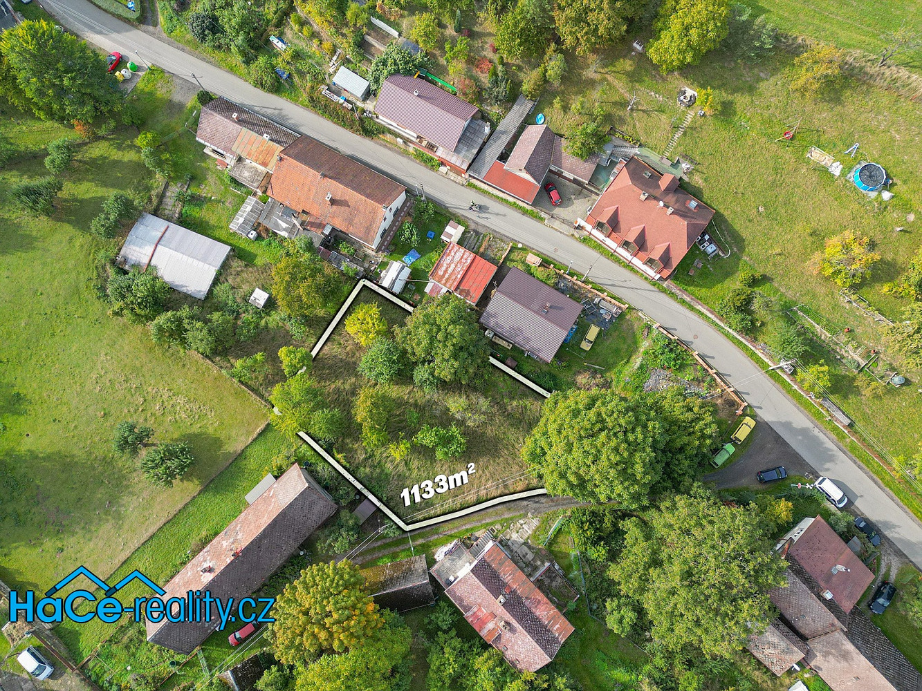 Prodej stavebního pozemku 1 133 m² – fotografie 2
