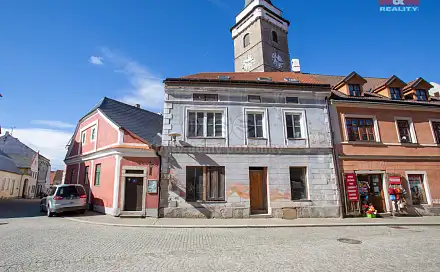 Prodej domu 326 m² s pozemkem 138 m², Horní náměstí, Slavonice, okres Jindřichův Hradec