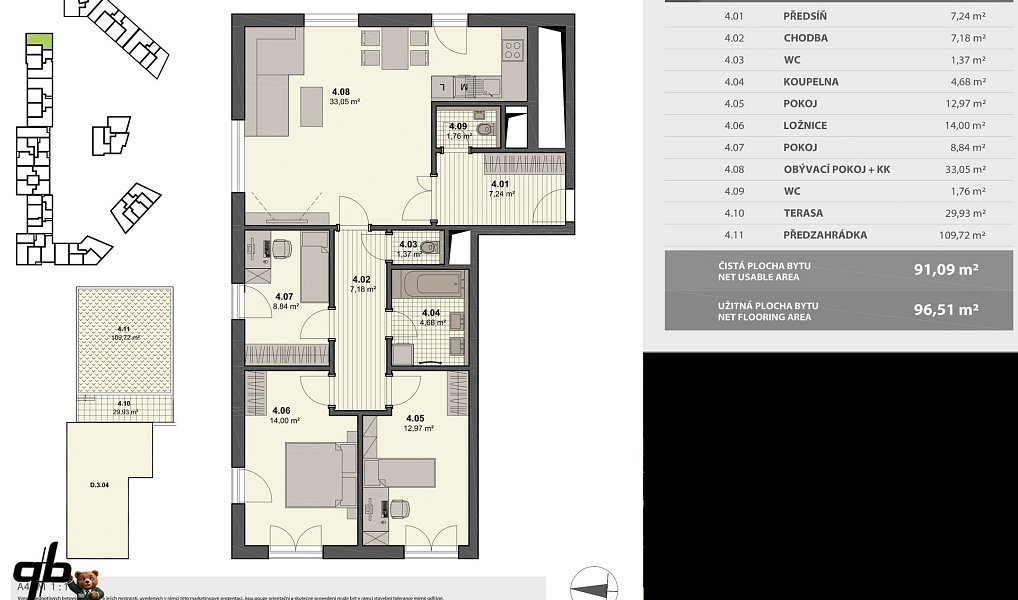 Prodej bytu 4+kk 91 m², Ostrava – náhled fotky 2