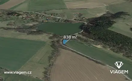 Prodej pole 838 m², Neustupov, okres Benešov