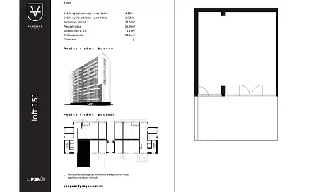 Prodej bytu 2+kk 78 m²