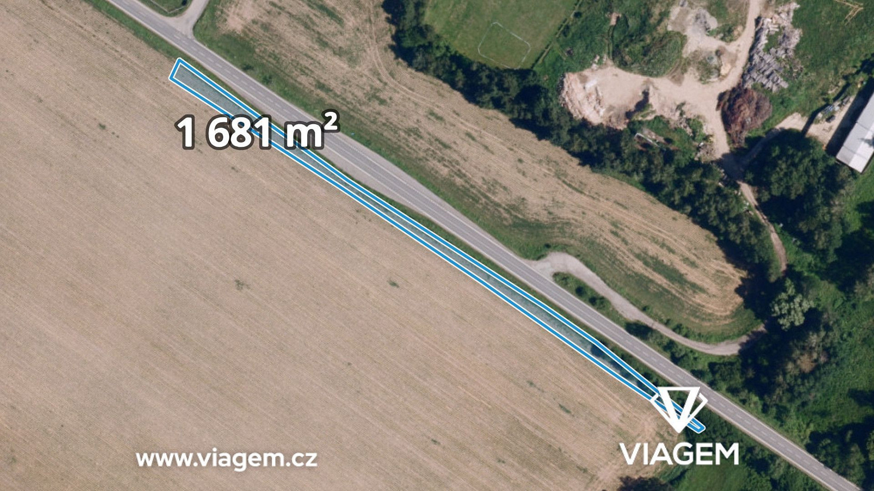 Prodej pole 1 681 m²
