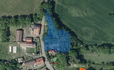 Prodej stavebního pozemku 442 m², Libčeves, okres Louny