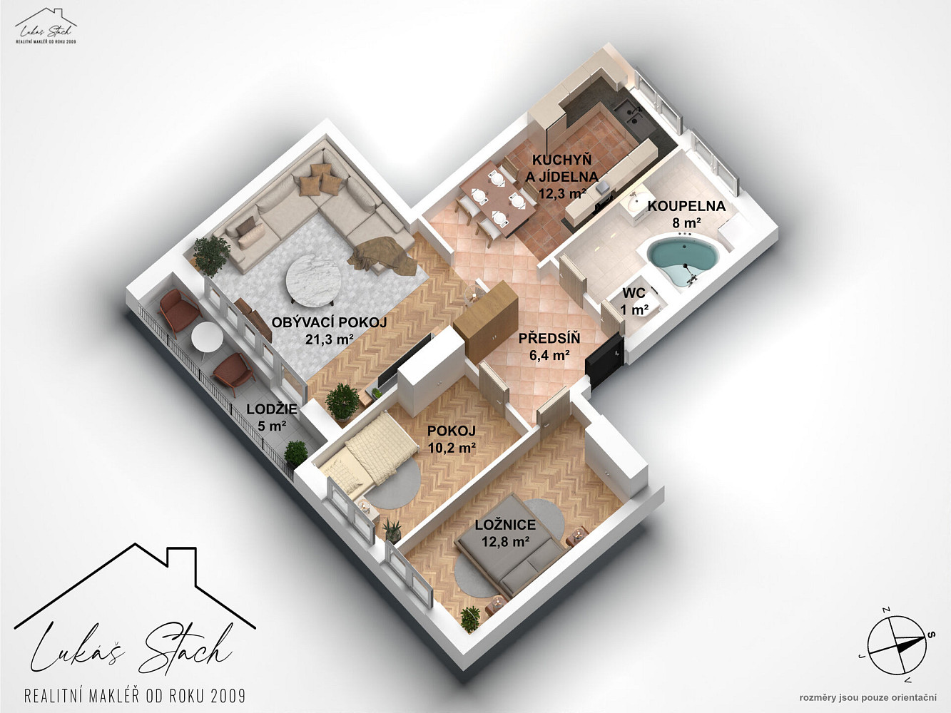 Prodej bytu 3+1 72 m² – fotografie 4