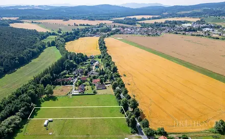 Prodej stavebního pozemku 3 400 m², Trhanov, okres Domažlice