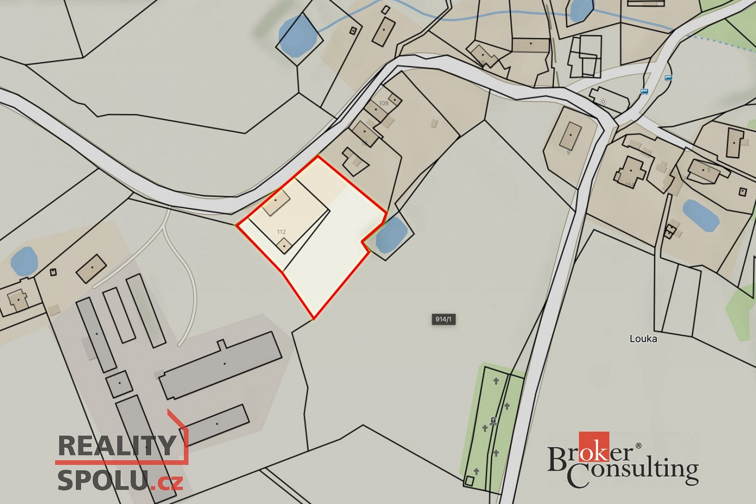 Prodej pozemku 1 949 m² – pohled 6