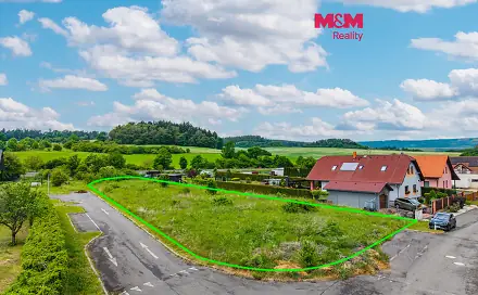 Prodej stavebního pozemku 1 604 m², Trhové Dušníky, okres Příbram