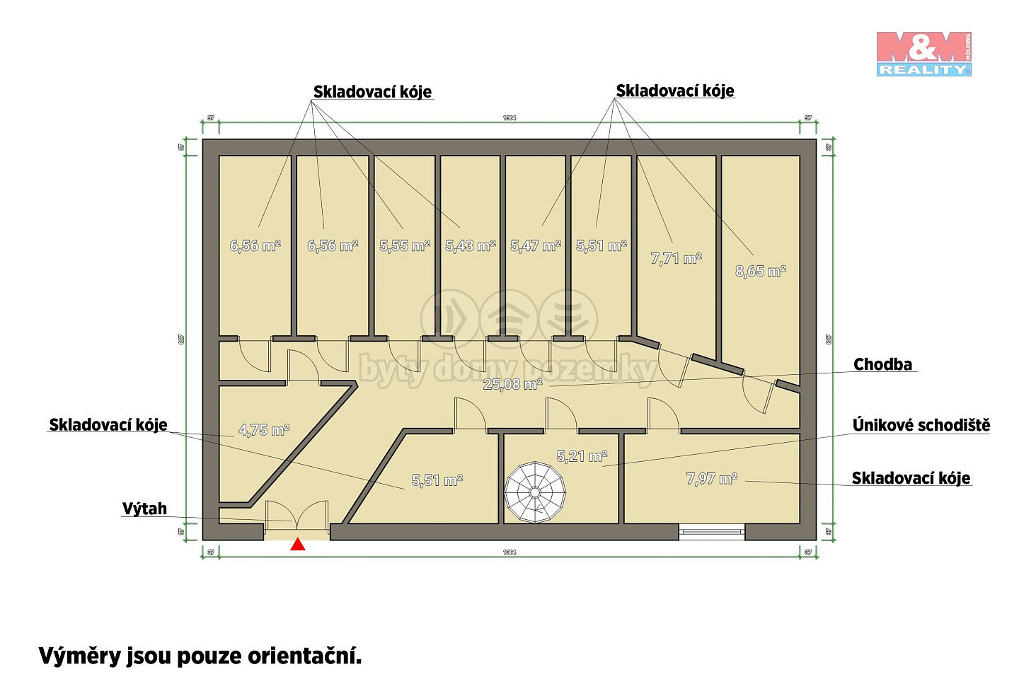Pronájem skladovacích prostor 1 m² — photo 2