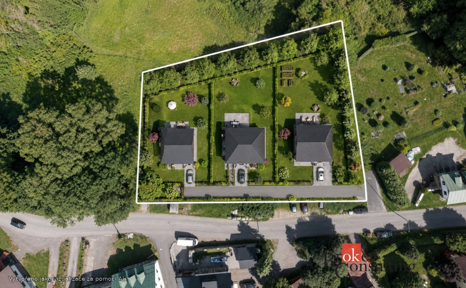 Prodej stavebního pozemku 2 757 m² – fotografie 4