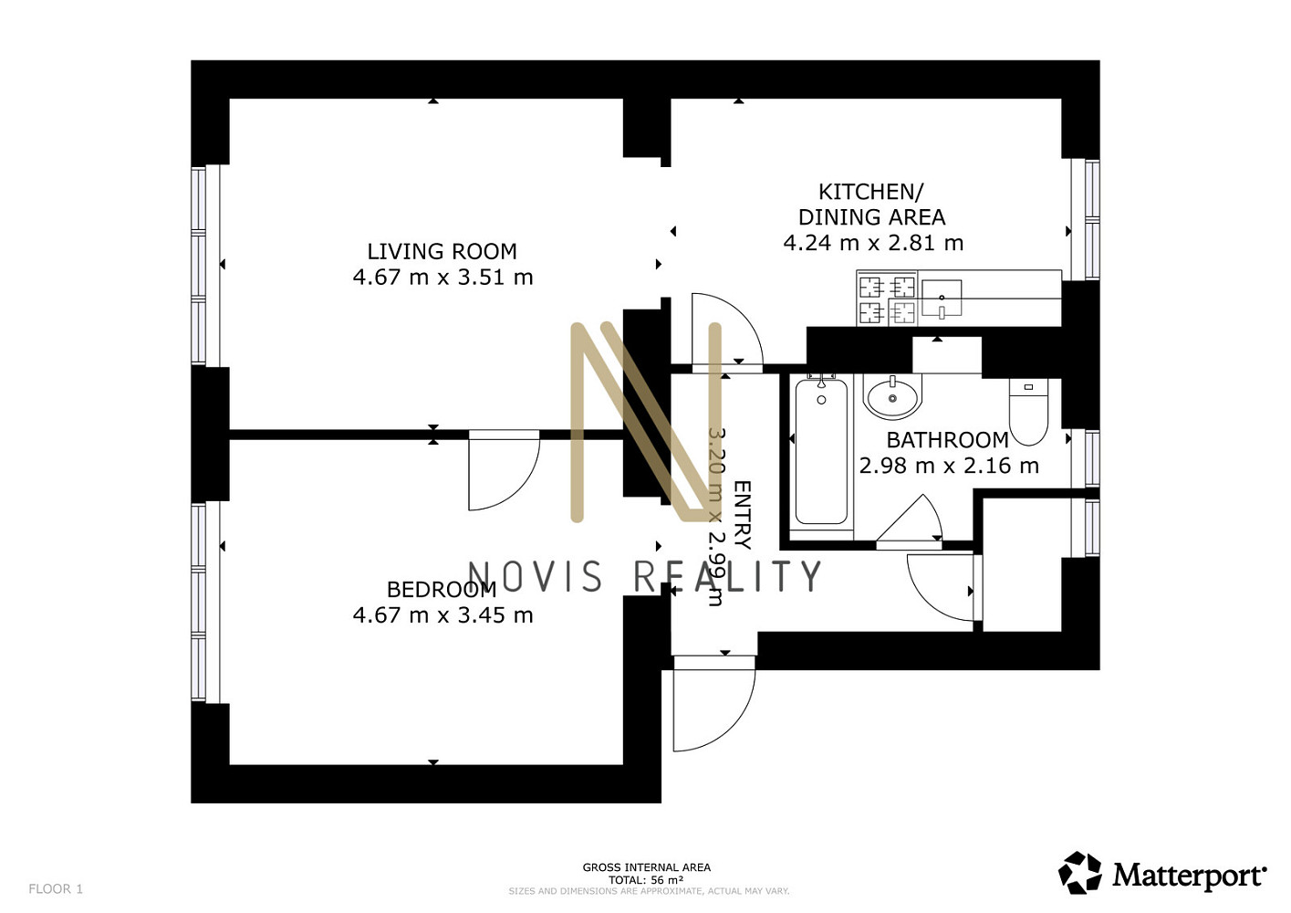 Prodej bytu 2+1 56 m² — photo 4