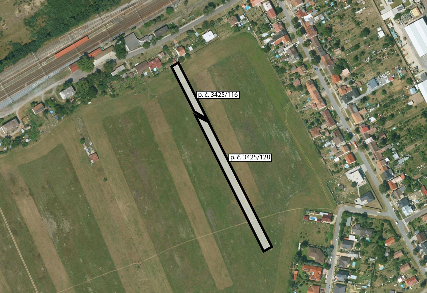 Prodej stavebního pozemku 2 064 m²