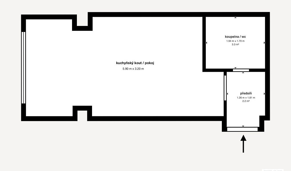 Prodej bytu 1+kk 24 m², Plzeň – náhled fotky 17