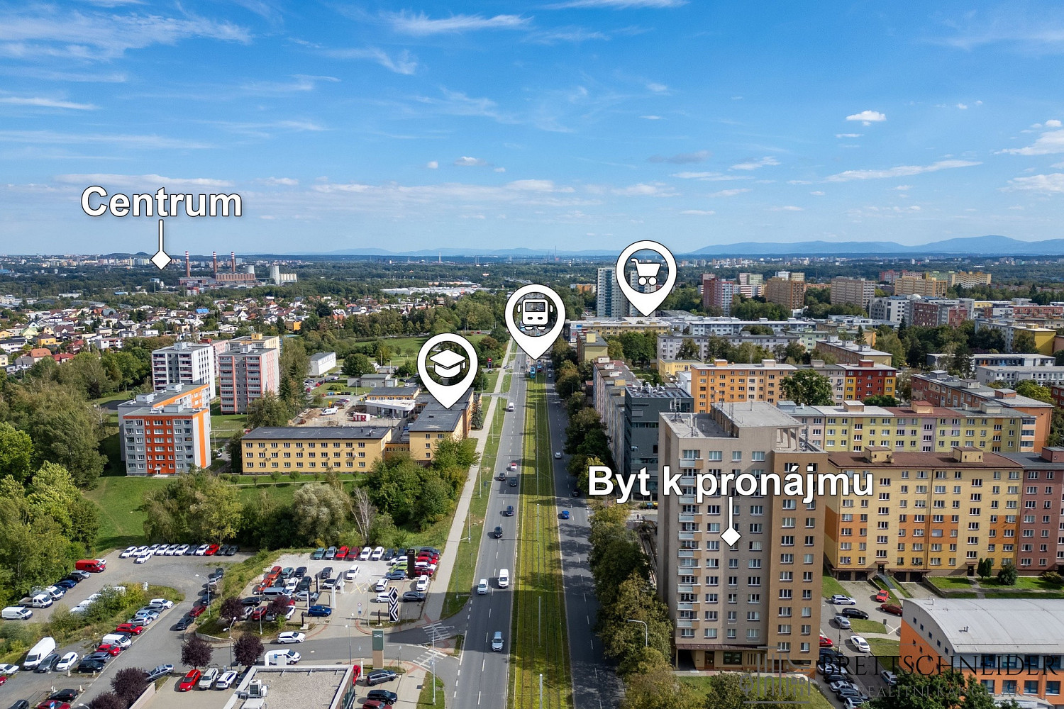 Pronájem bytu 2+1 58 m² – fotografie 4