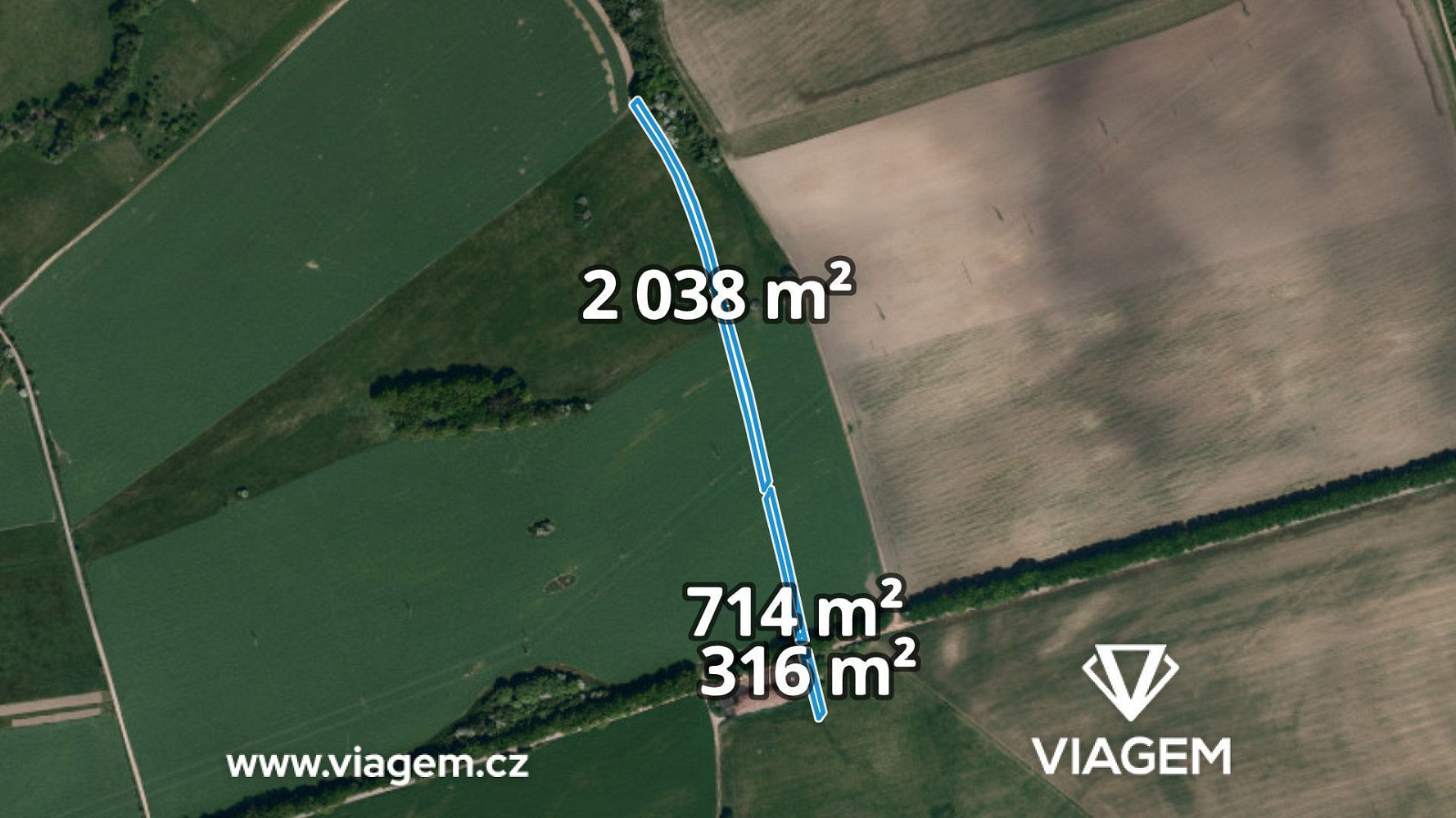 Prodej pole 3 068 m²