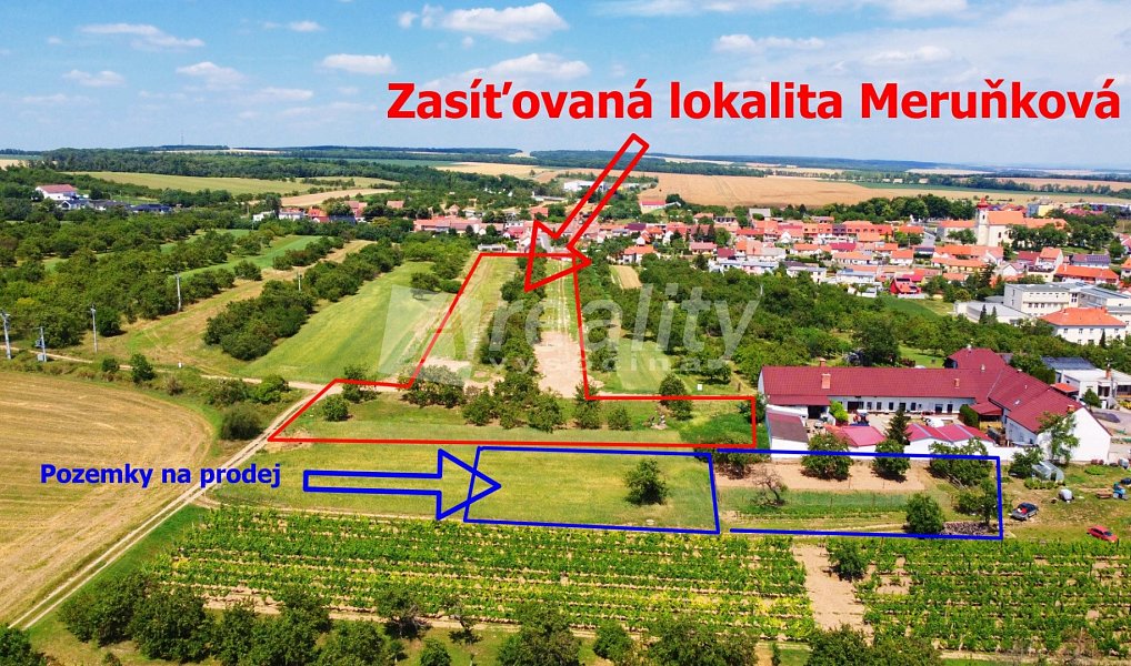 Prodej stavebního pozemku 934 m², Miroslav – náhled fotky 3