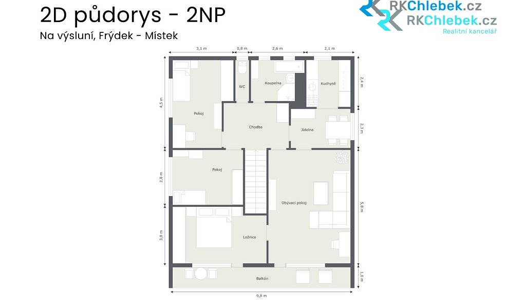Prodej domu 166 m² s pozemkem 800 m², Frýdek-Místek – náhled fotky 22