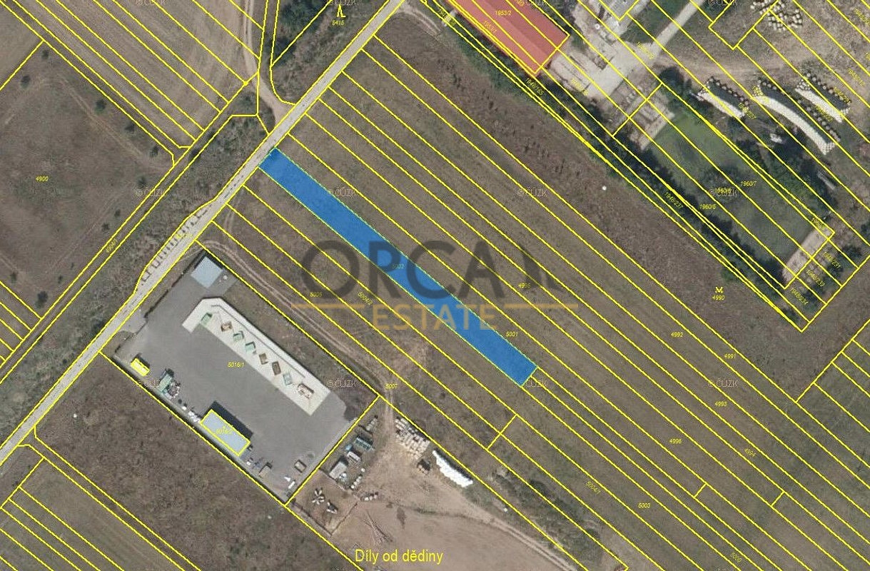 Prodej pole 1 125 m²