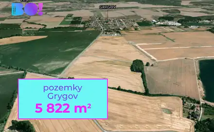 Prodej pole 5 882 m², Grygov, okres Olomouc