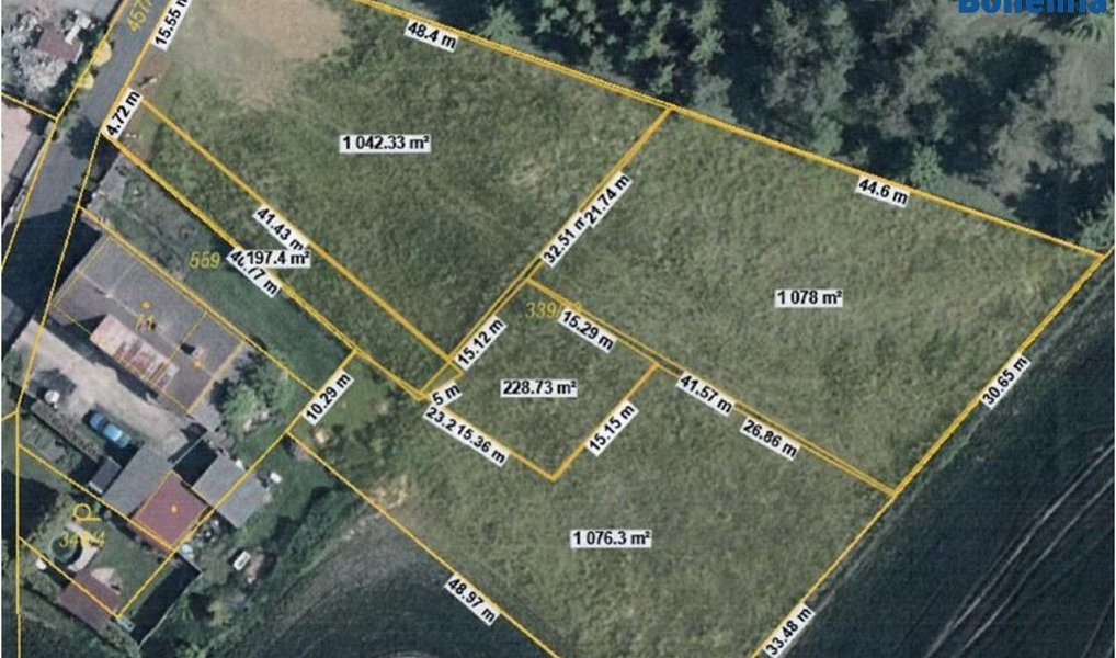 Prodej stavebního pozemku 3 719 m², Plazy – náhled fotky 6