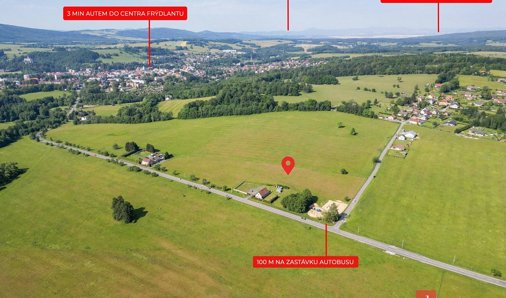 Prodej stavebního pozemku 1 223 m², Frýdlant – náhled fotky 7