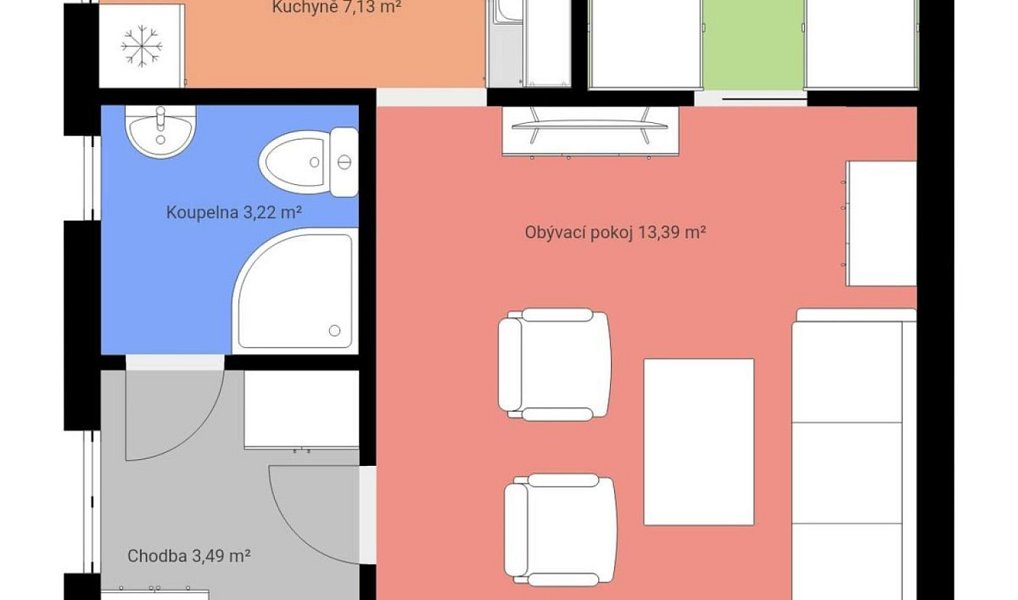 Prodej domu 33 m² s pozemkem 557 m², Horní Planá – náhled fotky 15