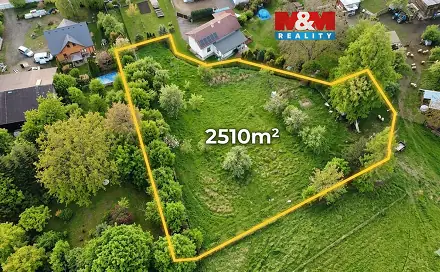 Prodej stavebního pozemku 2 510 m², Chářovská, Krnov - Pod Cvilínem, okres Bruntál
