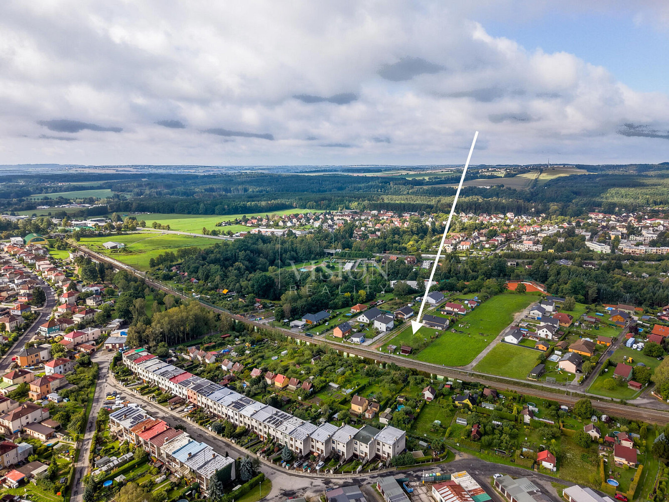 Prodej stavebního pozemku 1 399 m² – fotografie 3