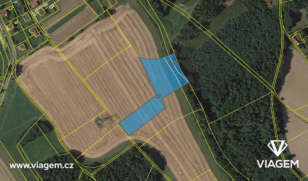 Prodej pole 719 m², Vlastibořice – náhled fotky 4