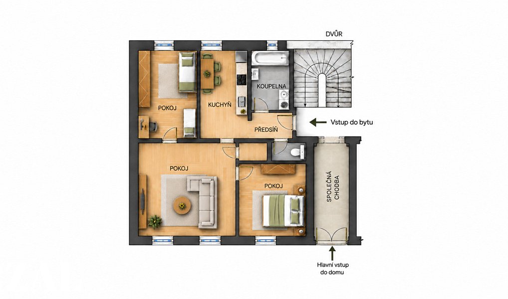Prodej bytu 3+1 76 m², Přeštice – náhled fotky 23