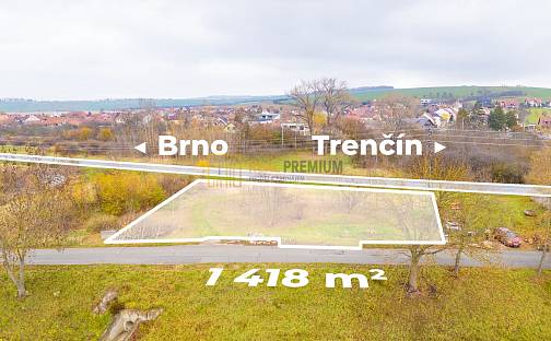 Prodej komerčního pozemku 1 418 m², Uherské Hradiště