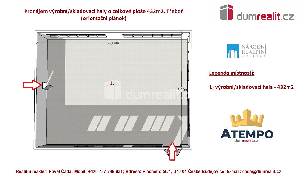 Pronájem výrobních prostor 913 m² — photo 4