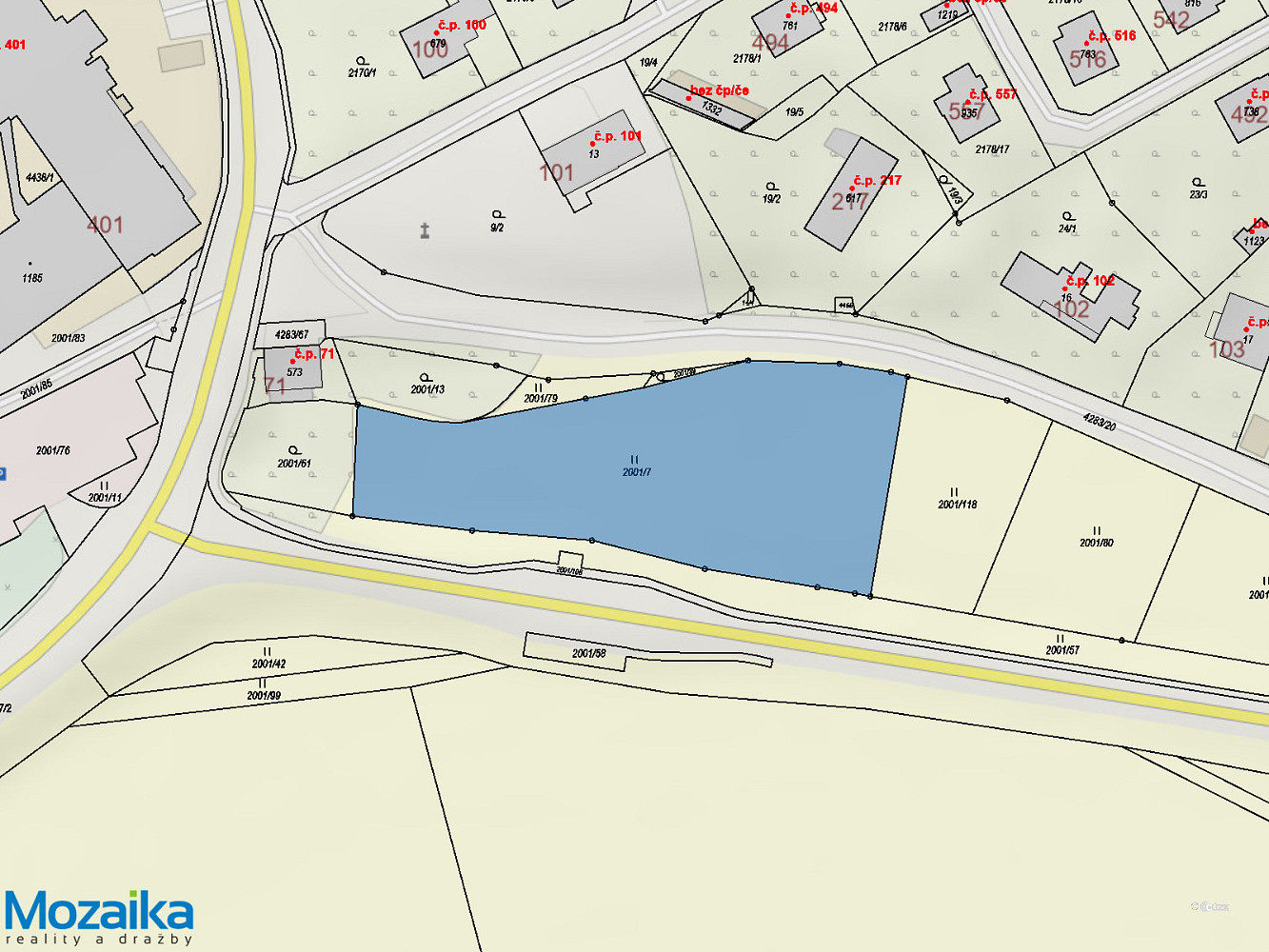 Prodej komerčního pozemku 3 757 m² – fotografie 4