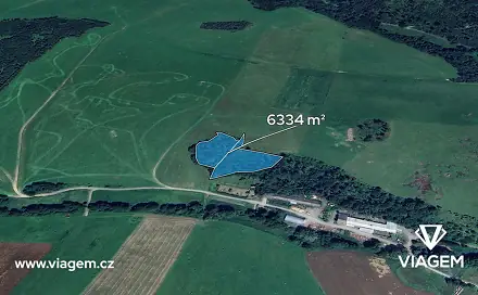 Prodej lesa 1 319 m², Oborná, okres Bruntál