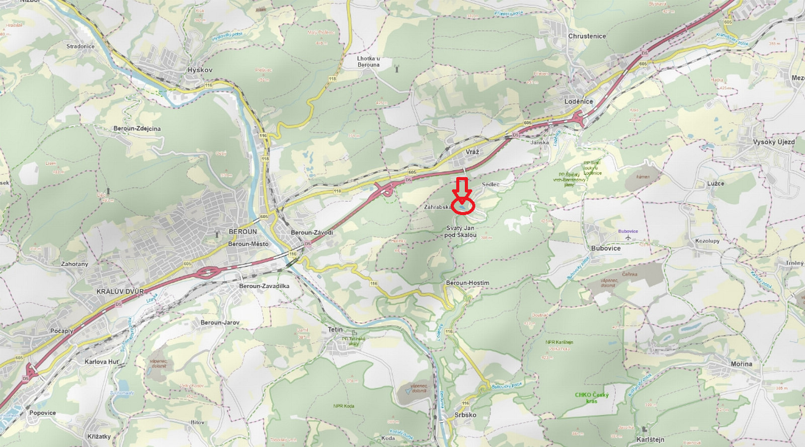 Prodej lesa 3 269 m²