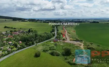 Prodej stavebního pozemku 968 m², Narysov, okres Příbram