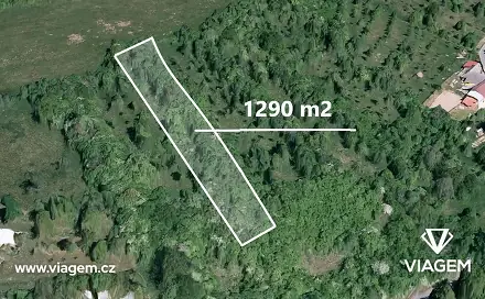 Prodej zahrady 1 290 m², Halenkovice, okres Zlín