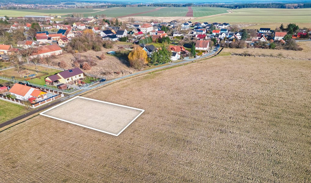 Prodej stavebního pozemku 1 177 m², Přehýšov – náhled fotky 2