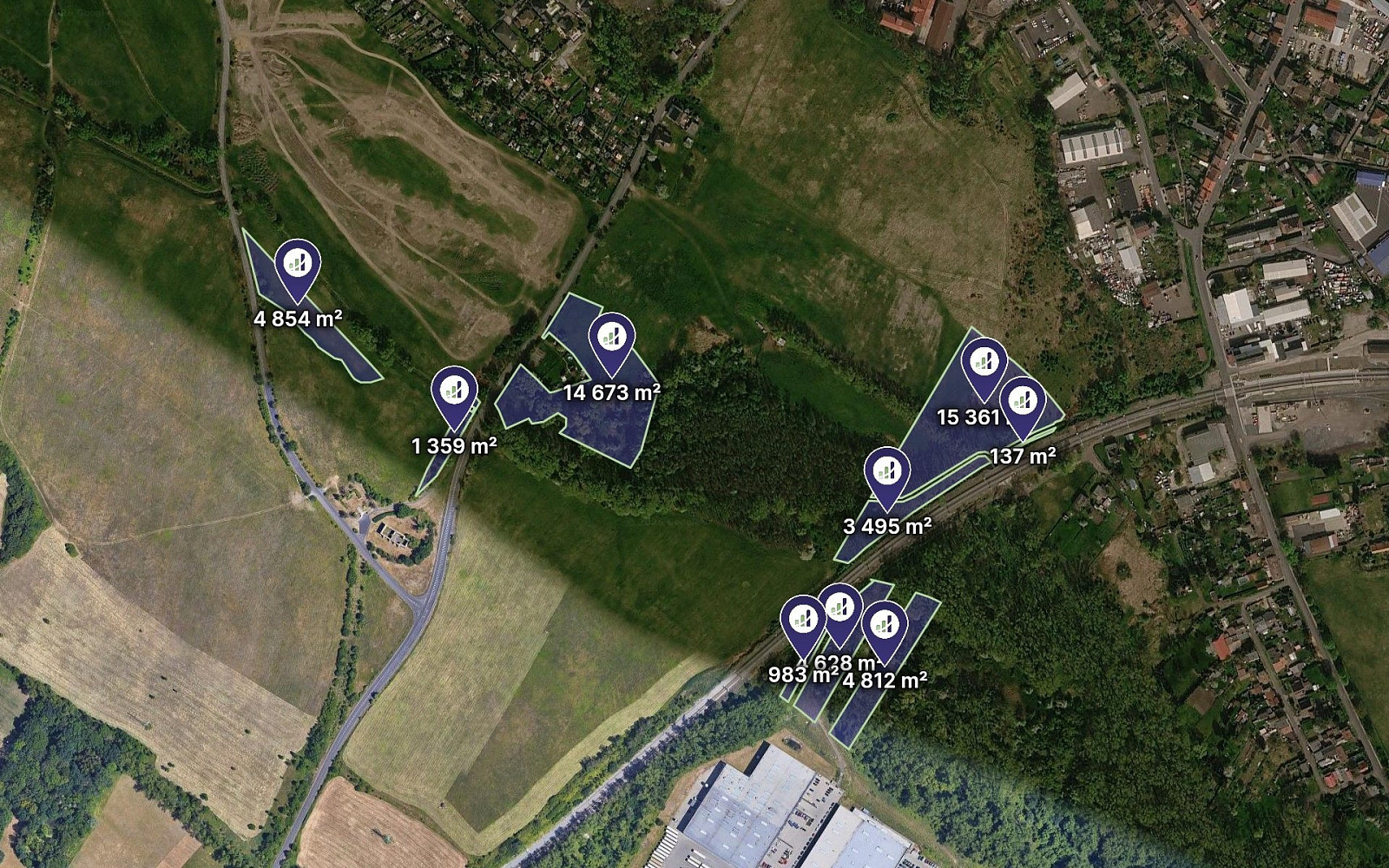 Prodej pole 50 308 m²