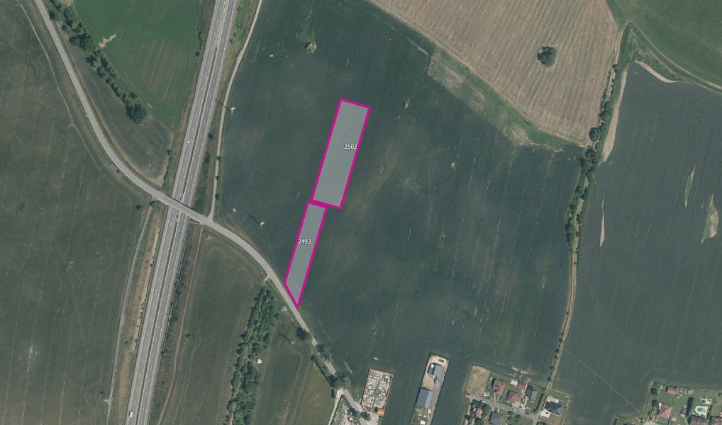 Prodej pozemku, 4106 m², Tábor, Košice