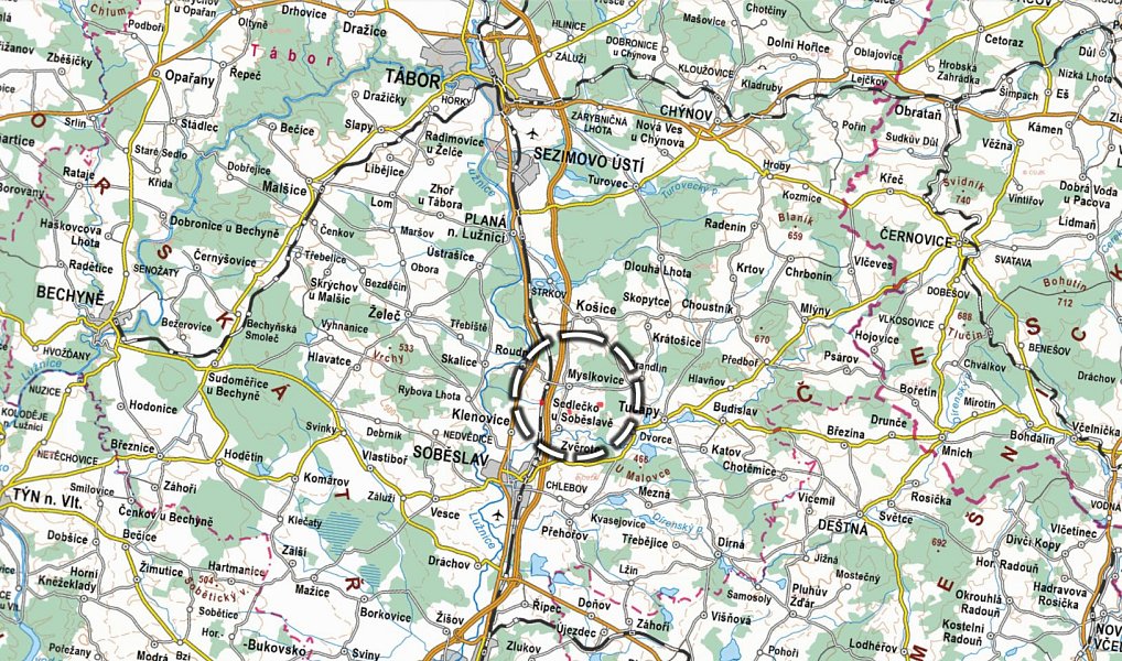 Prodej pole 14 650 m², Myslkovice – náhled fotky 4