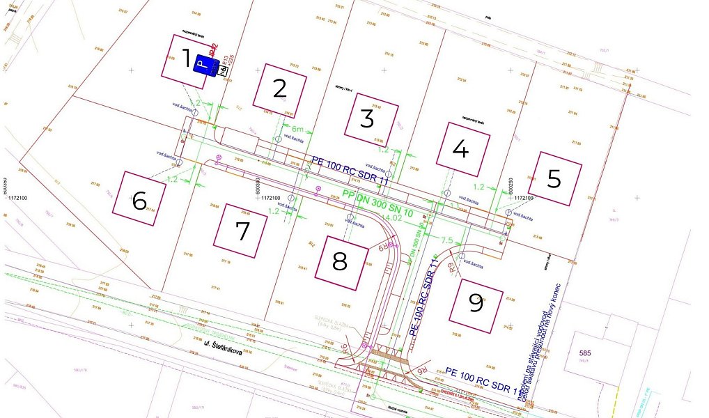 Prodej stavebního pozemku 600 m², Rajhrad – náhled fotky 10
