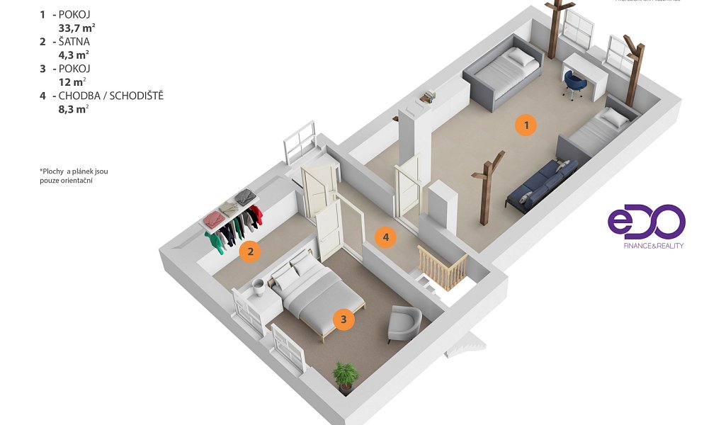 Prodej chaty/chalupy 129 m² s pozemkem 488 m², Kruh – náhled fotky 18