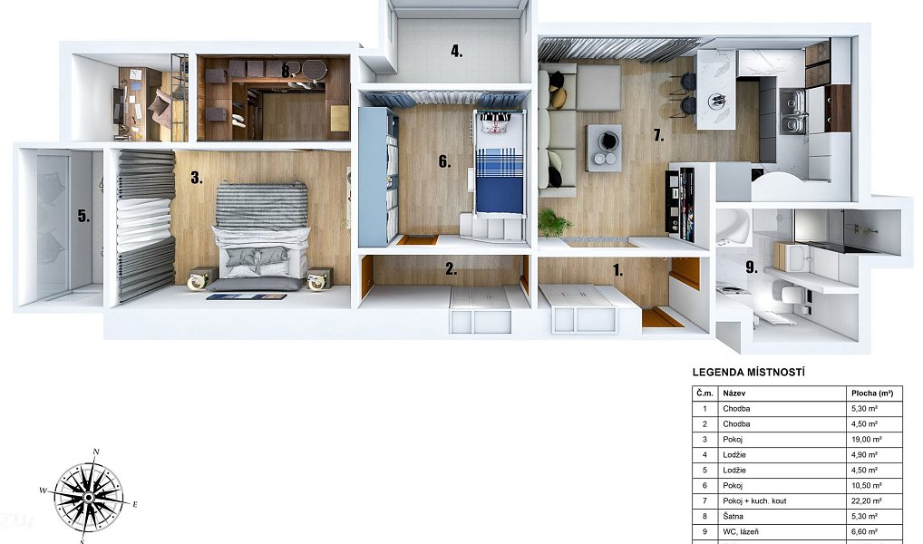 Prodej bytu 3+1 85 m², Praha – náhled fotky 5