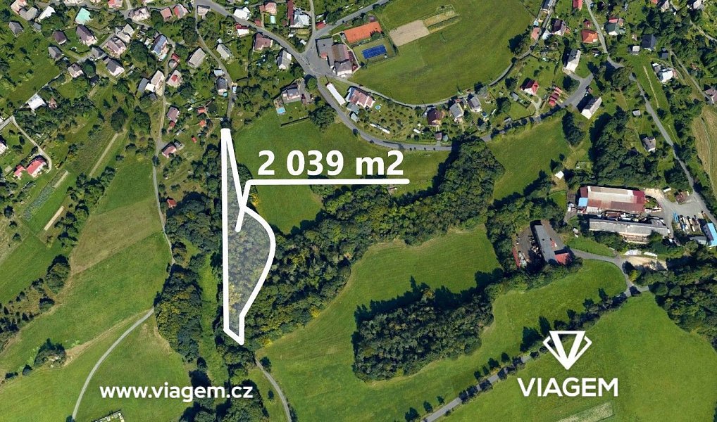 Prodej zahrady 2 553 m², Železný Brod – náhled fotky 3
